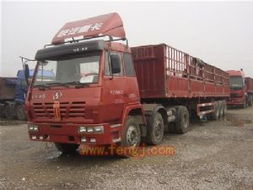 租購式出租積壓陜汽奧龍雙導向牽引車